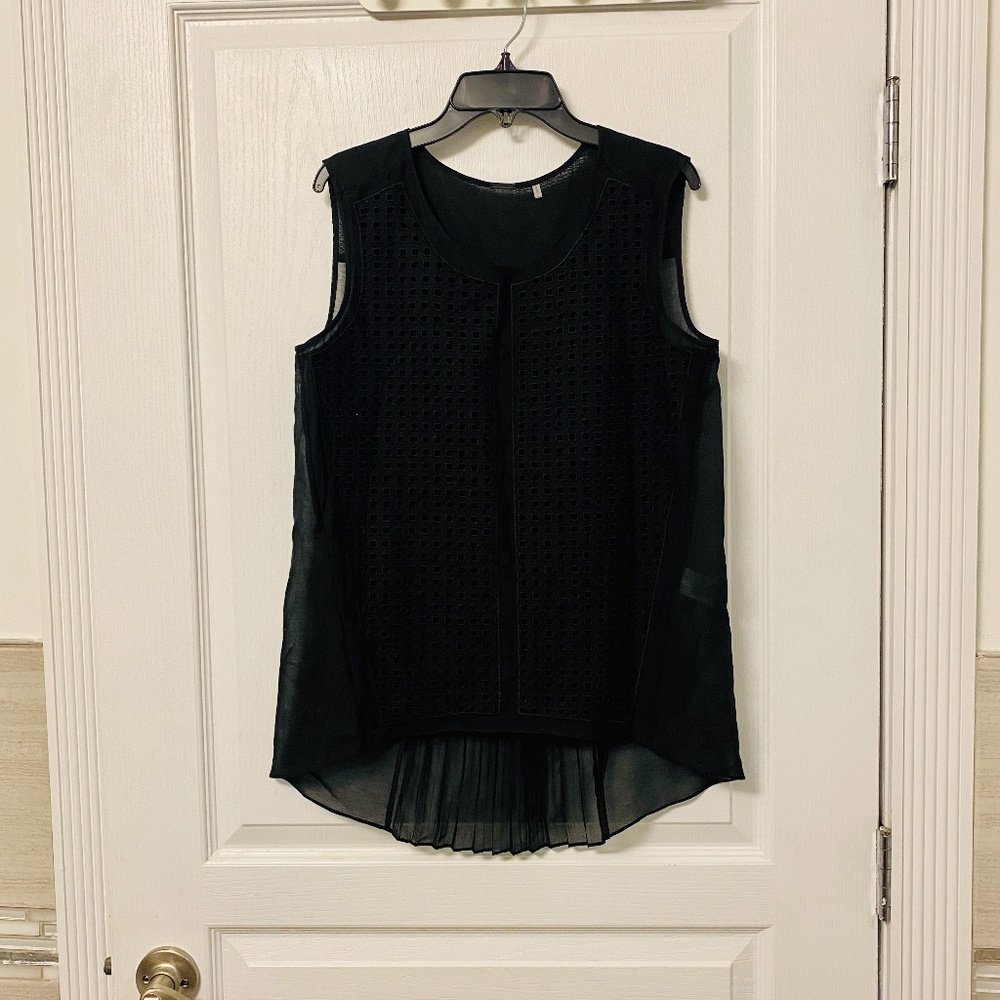 Elie Tahari Sleeveless Black Top Size XS